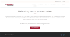 Desktop Screenshot of insuranceriskservices.com
